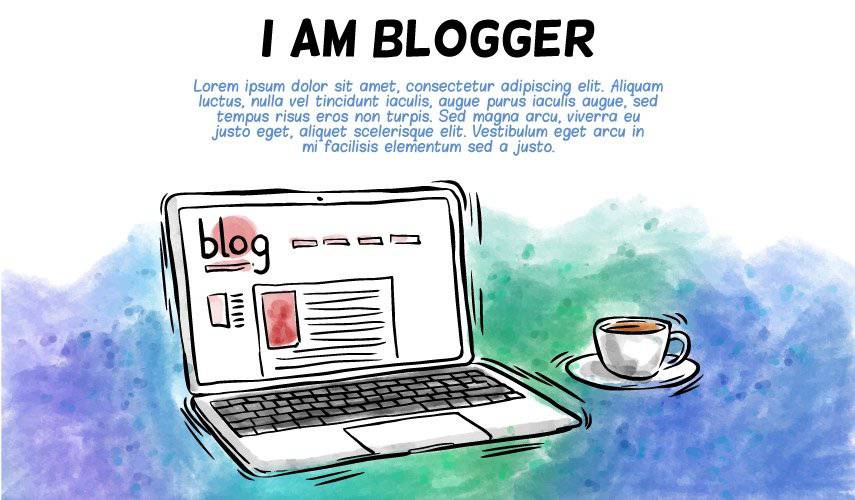 Ilustracija uz blog tekst: 5 saveta za blog na internet prodavnici