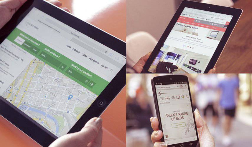 Illustration for blog article: How responsive web design works