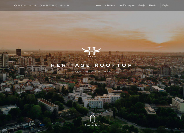 Portfolio prikaz projekta: Open AirGastro Bar