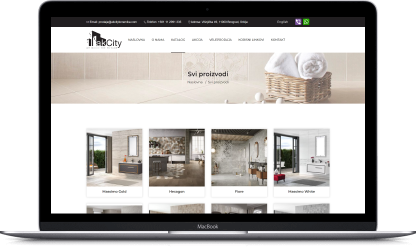 Dodatni desktop ekran projekta Ak City