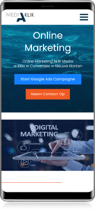 Mobilni prikaz projekta Aklik Media