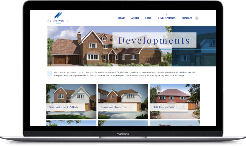 Dodatni desktop ekran projekta Brockwood Homes
