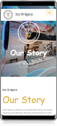 Mobilni prikaz projekta Icy-N-Spicy