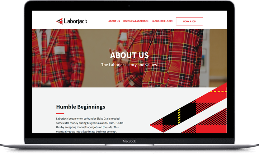 Dodatni desktop ekran projekta Laborjack