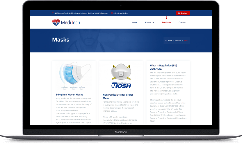 Dodatni desktop ekran projekta Medi Tech
