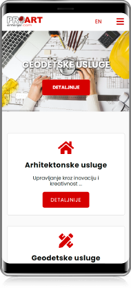 Mobilni prikaz projekta Pro Art Enterijer